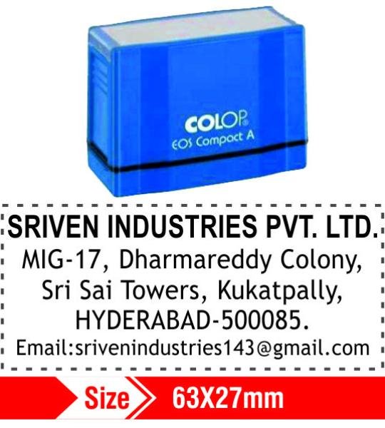 Colop Five Lines 63X27mm
