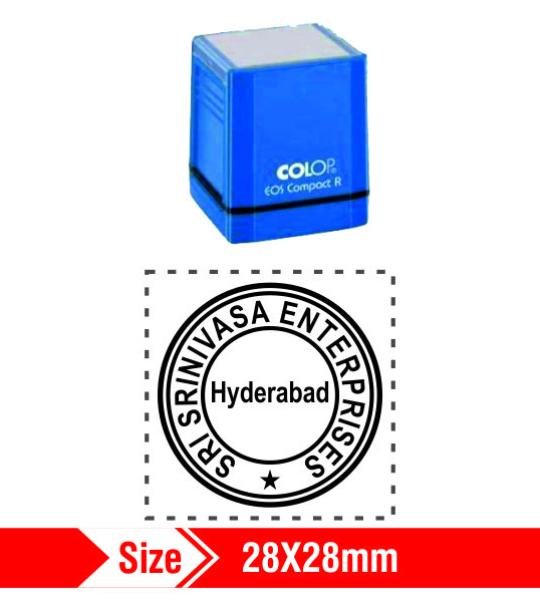 Colop Round 02 28X28mm