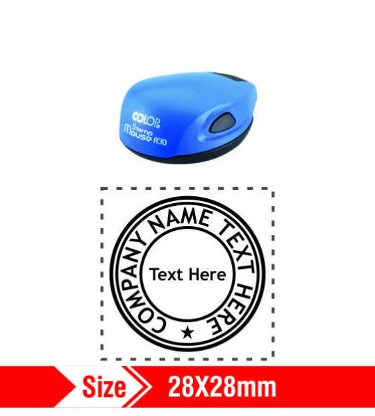 Colop Self ink Pocket Stamp 28x28mm 18