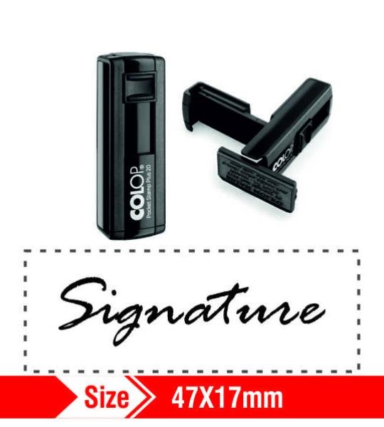 Colop Self ink Pocket Stamp 47x17mm 3
