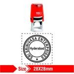 Colop Self Inking Round 05 28X28mm
