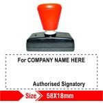 Dura Authorised Signatory 58X18mm