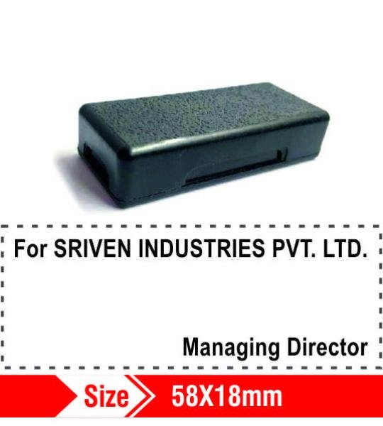 Dura Pocket Stamps 58x18mm 9