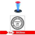Nylon Rubber Stamp 26x26mm