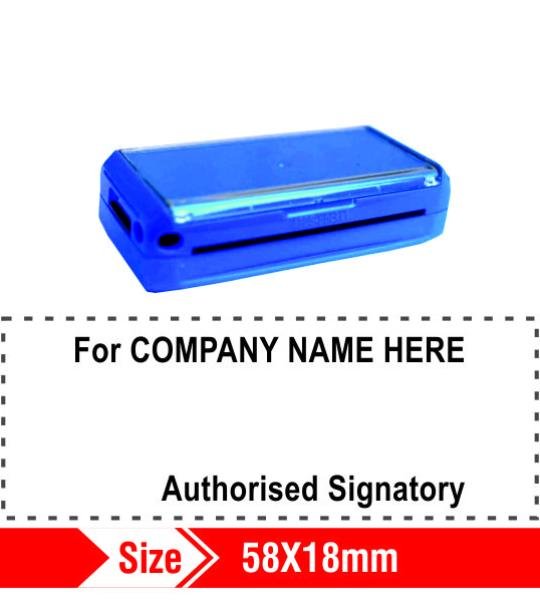 Trodat Pocket preink Stamps 58x18mm 10
